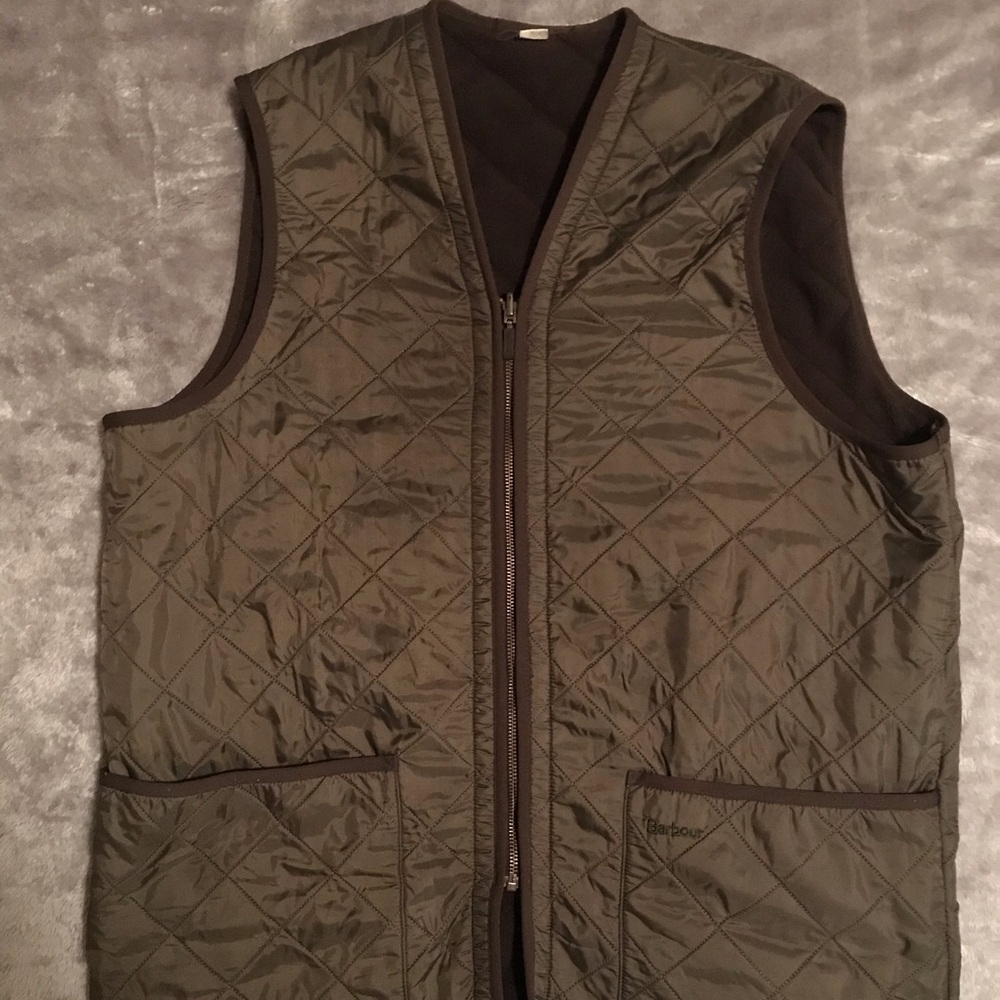 Barbour Large PolarQulit Vest Quilted Olive